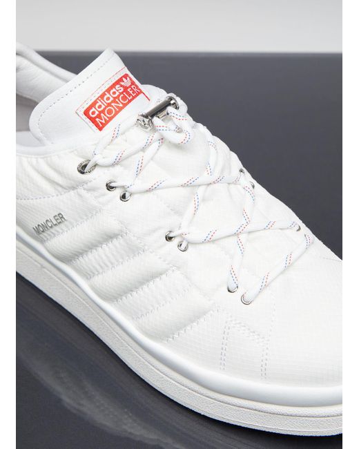 Moncler x adidas Originals Gray Campus Low Top Sneakers