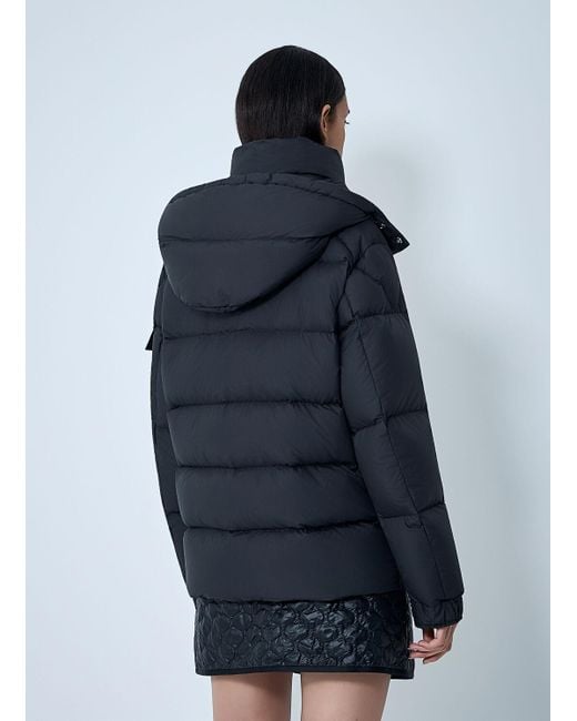 Moncler Blue Maya Short Down Jacket
