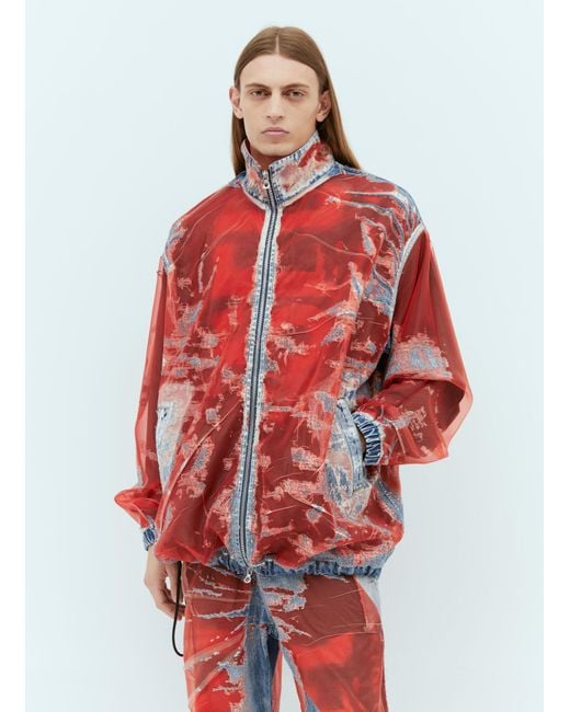 DIESEL Red D-krap-fse Jacket for men