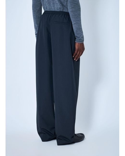 Jil Sander Blue Elasticated Waist Trousers for men