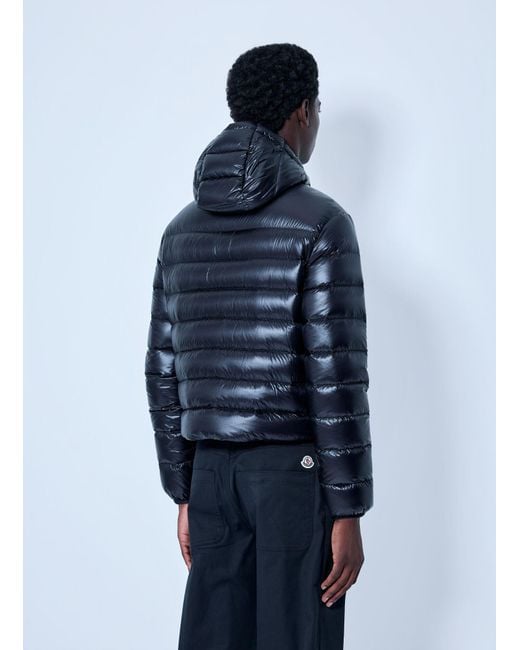 Moncler Blue Forzo Hooded Packable Short Down Jacket for men