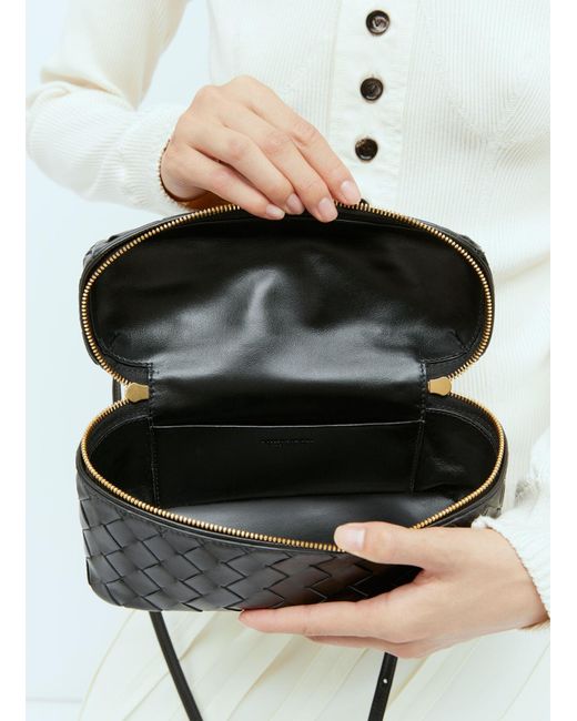 Bottega Veneta Gray Intrecciato Shoulder Bag