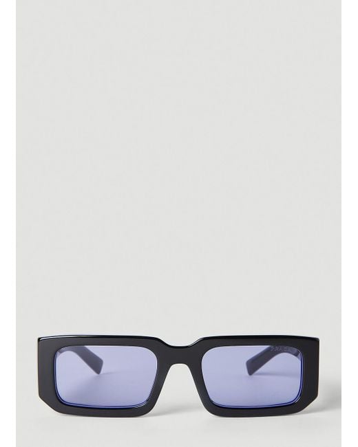 Prada White Square Frame Pr 06ys Sunglasses for men