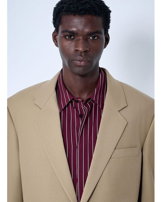 Saint Laurent Natural Yves Wool Blazer for men
