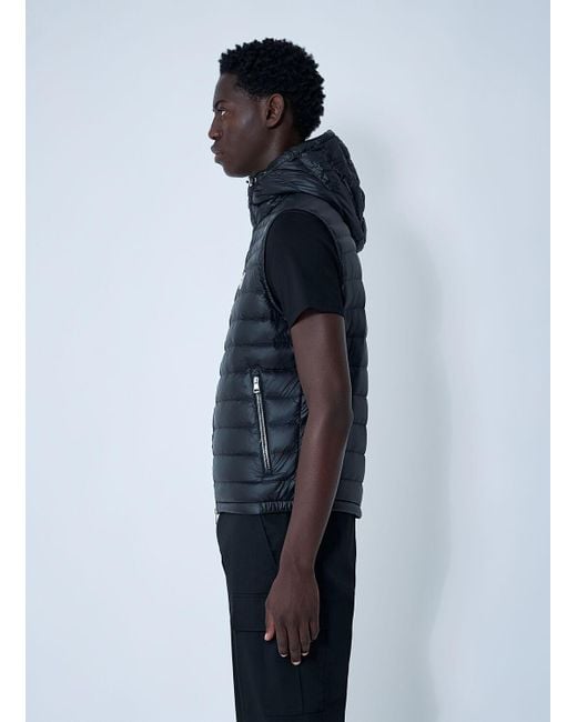 Moncler Blue Orant Hooded Vest for men