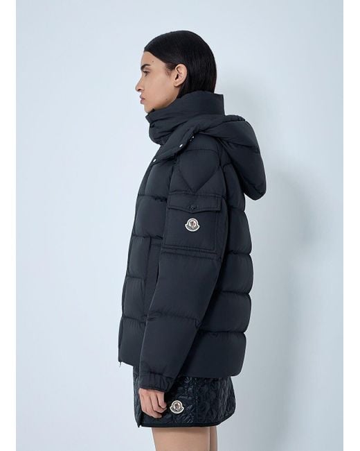 Moncler Blue Maya Short Down Jacket