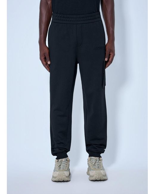 Moncler Blue Elasticated Waistband Joggers for men