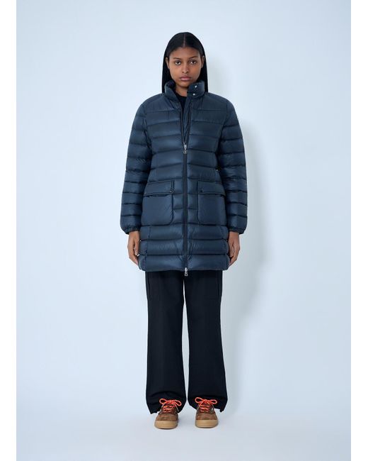 Moncler Blue Genet Long Coat