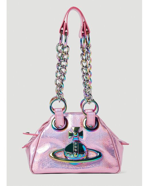 Vivienne Westwood Pink Archive Orb Bucket Bag
