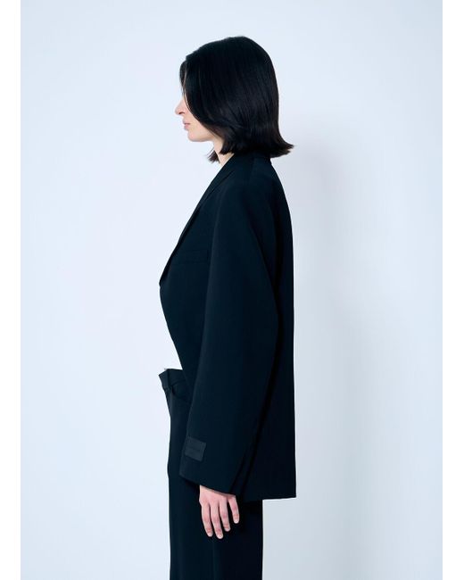 Alexander Wang Blue Pull-Back Cut-Out Blazer
