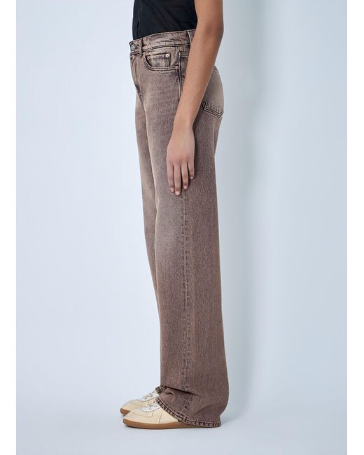 Our Legacy Brown Wata Cut Jeans