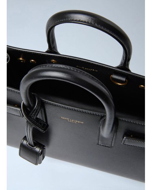 Saint Laurent Black Sac De Jour Nano Handbag