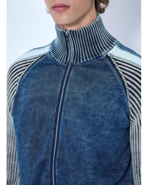 DIESEL Blue K-Heronimo Cardigan for men