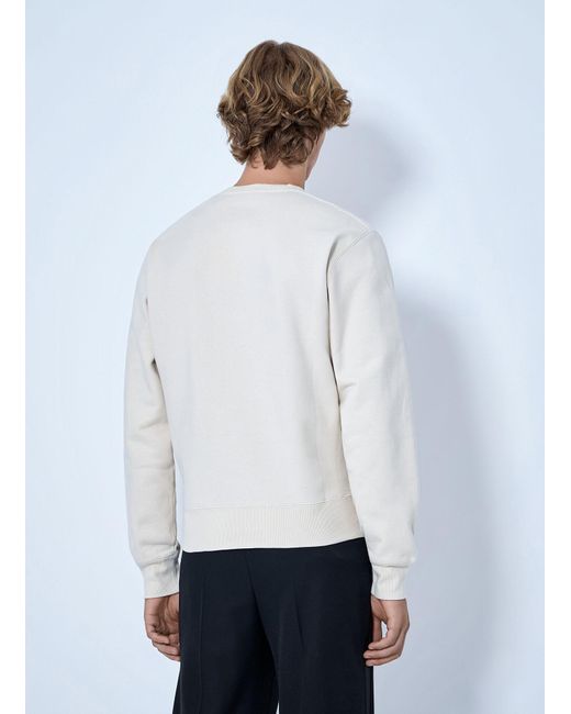 Saint Laurent White Nouvelle Crewneck for men
