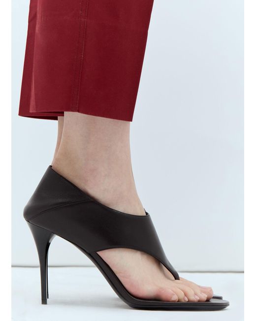 Saint Laurent Red Bridget 90 Lex Sandals