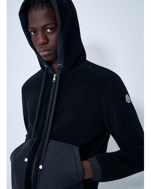 Moncler Blue Teddy Zip-up Cardigan for men