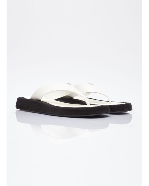 The Row White Ginza Sandals