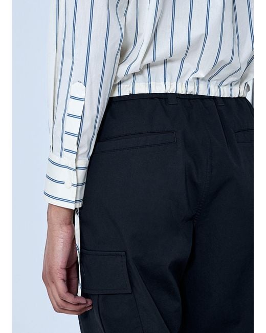Moncler White Striped Cotton Shirt