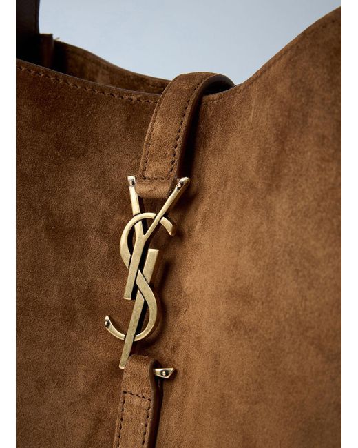 Saint Laurent Brown Small Le 5 Ã 7 Shoulder Bag