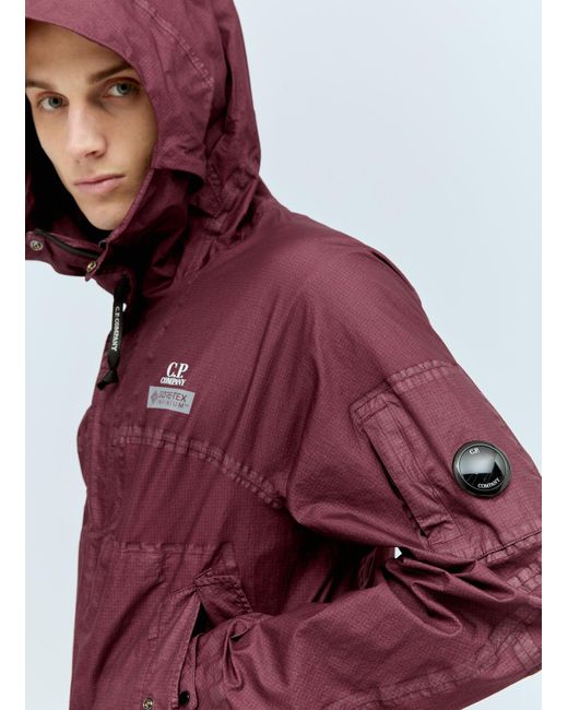 C P Company Red G-type Hooded Jacket for men
