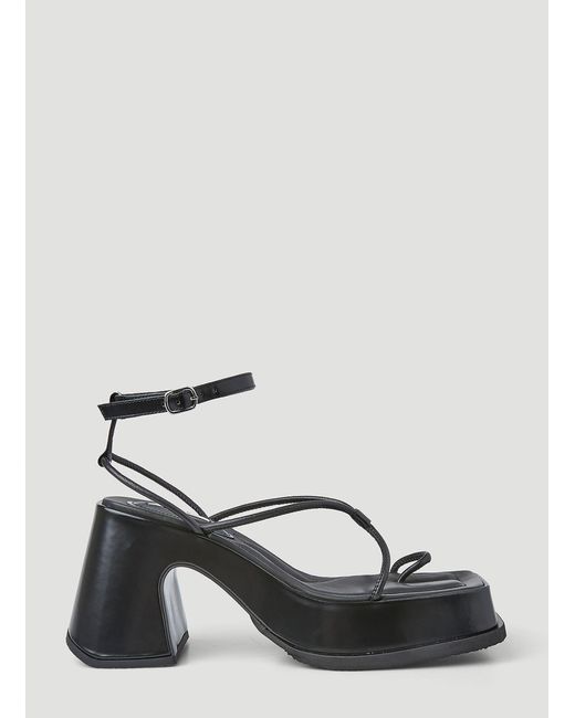 Eytys Leather Olympia Platform Sandals in Black | Lyst