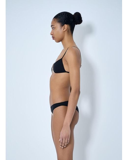 Rick Owens Blue Livy Mesh Panel Bra