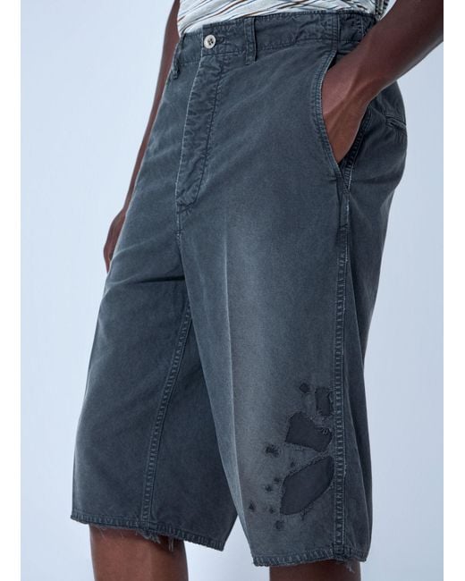 Visvim Blue Broader Chino Shorts for men