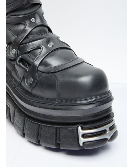 Vetements Black Tower Boots for men