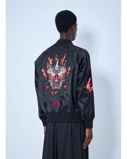 Y-3 Blue Gfx Souvenir Jacket for men