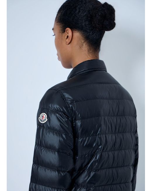 Moncler Blue Fouine Down Shirt Jacket