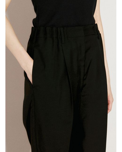Prada Black Light Mohair Pants