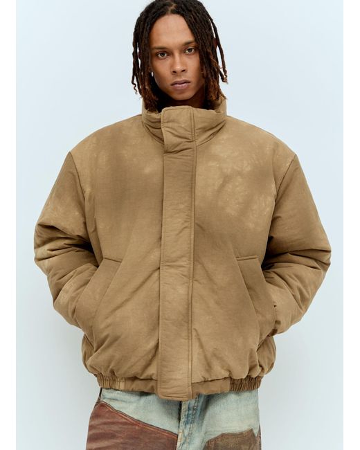 Acne Natural Dyed Puffer Jacket for men