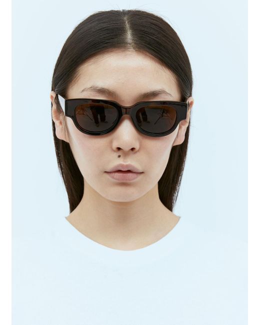 Bottega Veneta Natural Tri-fold Square Sunglasses