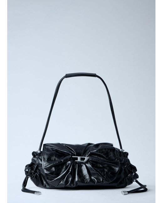 DIESEL Black Scunch-D S Shoulder Bag