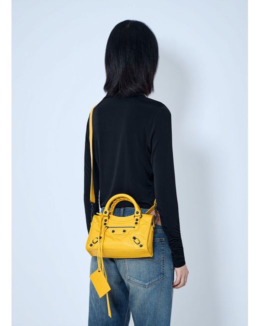 Balenciaga Yellow Le City Bag Mini