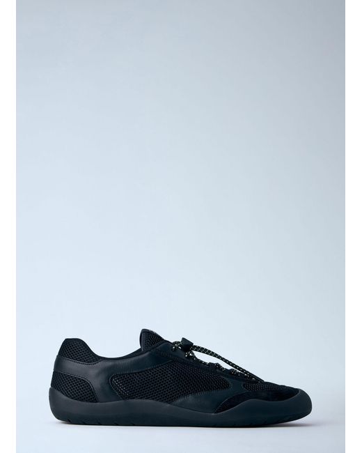 Prada Black Speedrock Mesh Panel Sneakers for men