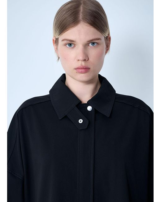 Totême Blue Oversized Trench Jacket