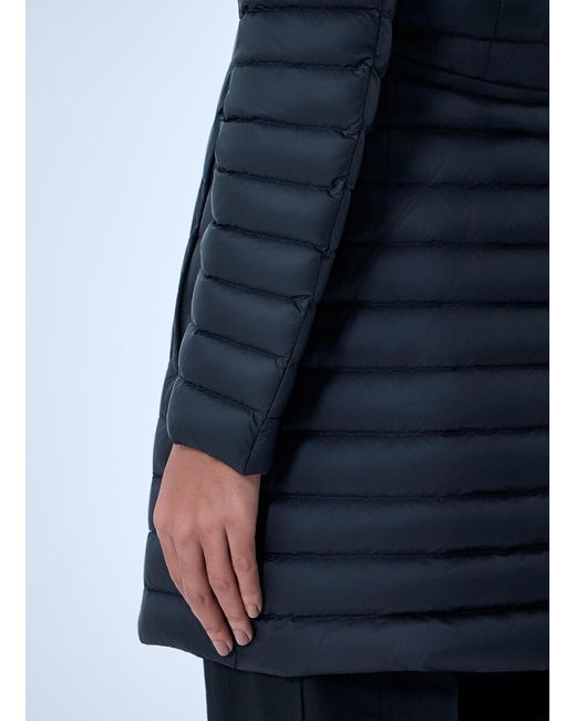 Moncler Blue Barbel Long Parka Coat