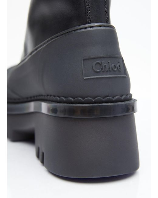 Chloé Black Zip Up Boots