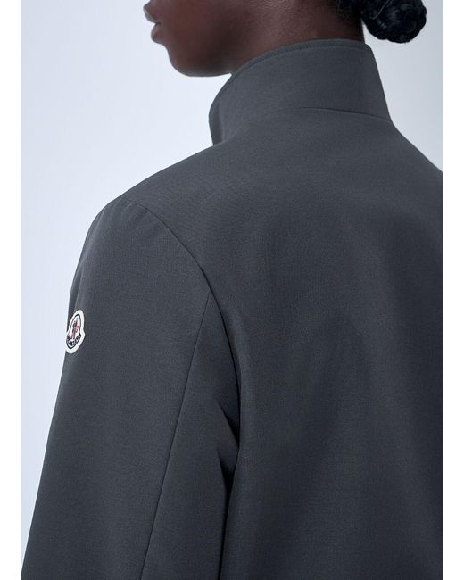 Moncler Blue Prieure Reversible Down Bomber Jacket for men