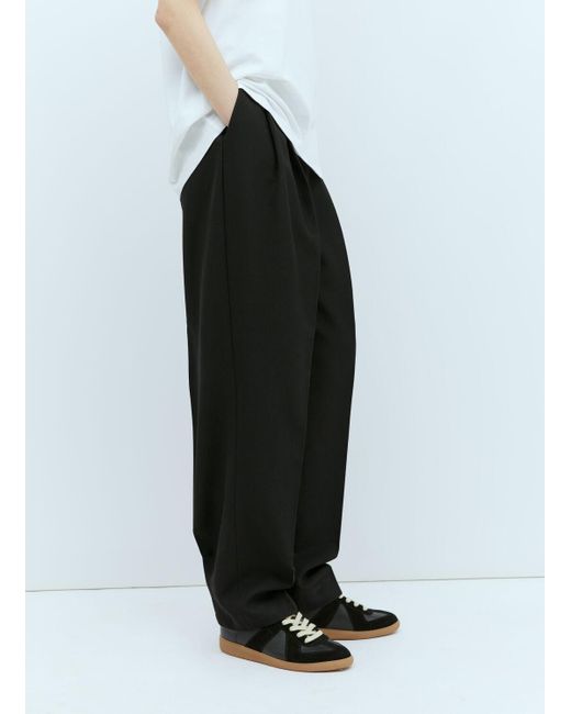 Totême  Black Double-pleated Tailored Pants