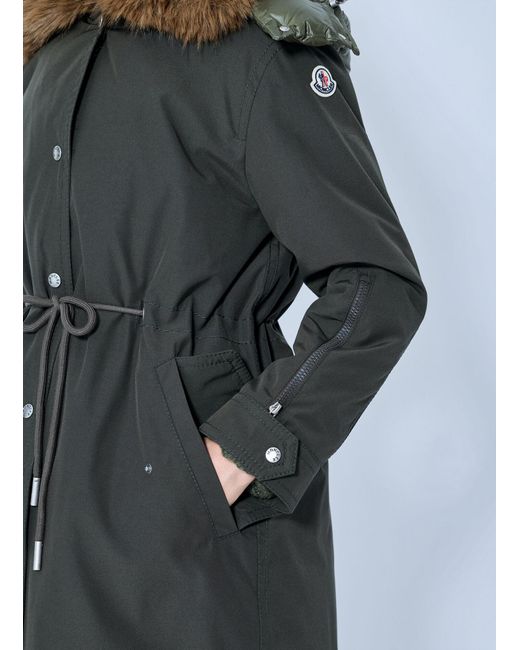 Moncler Blue Halicte Long Parka
