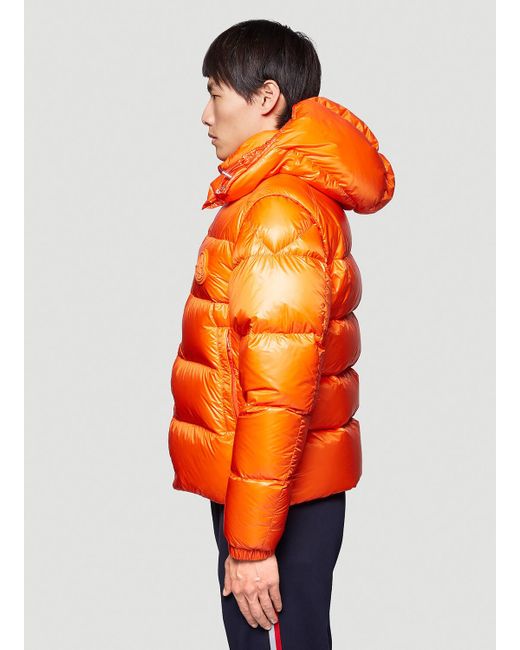 Moncler Orange Tarnos Padded Shell-down Jacket for men