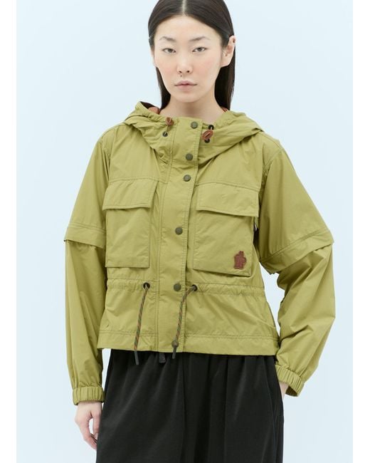 3 MONCLER GRENOBLE Green Limosee Field Jacket