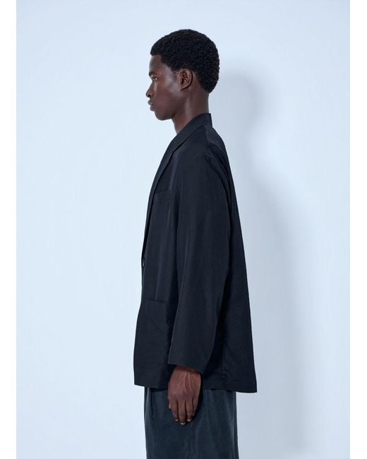 Ssstein Blue Single Breasted Jacket for men