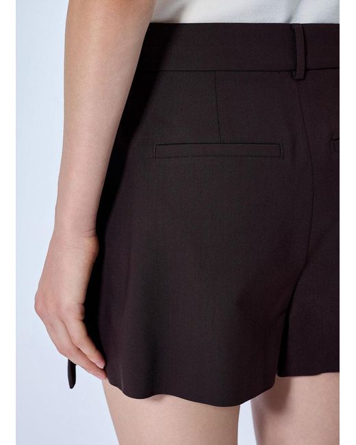 Sportmax Brown Button-detail Mini Skort