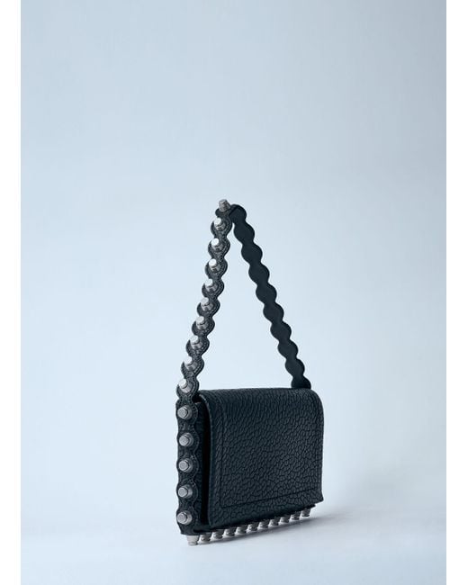 Alexander Wang Blue Roz Flap Shoulder Bag