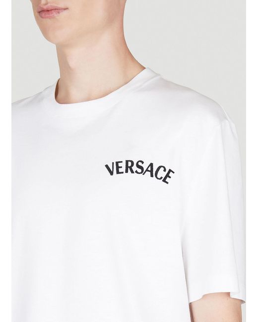 Versace White Man T-shirts L for men