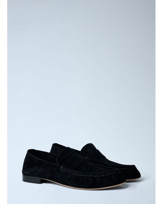 The Row White Suede Loafers for men