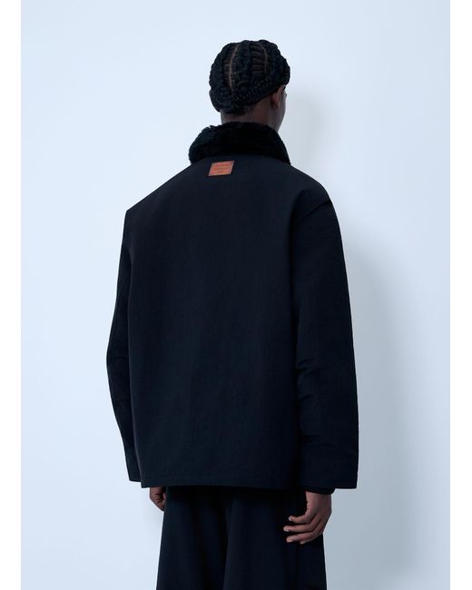 Acne Blue Logo Patch Jacket for men